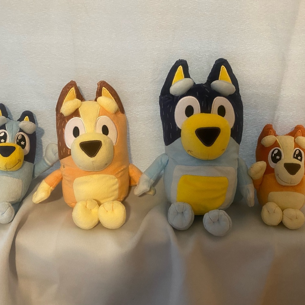 Bluey Family Plush Set of 4